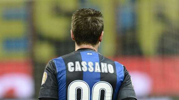 Cassano, lesione muscolare: oggi esami. In Coppa...