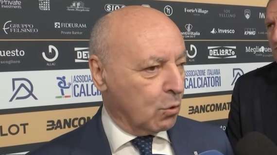 Marotta: "Sorpresi dai 4 punti col Barça. Inzaghi? Noi dirigenti e Zhang non abbiamo mai pensato un secondo a un'alternativa"