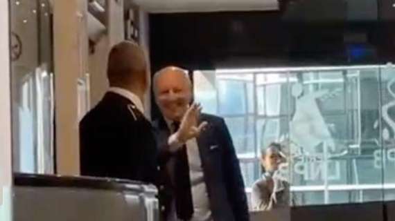 VIDEO - Antonello e Marotta arrivano in Lega Serie A: bocche cucite