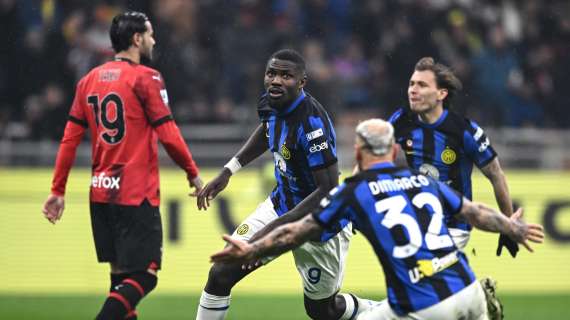 Thuram, l'uomo derby dell'Inter: due gol nelle prime due sfide contro il Milan. Come lui solo Ronaldo e Lukaku 