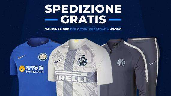 Store FcIN - Oggi è disponibile la spedizione gratuita