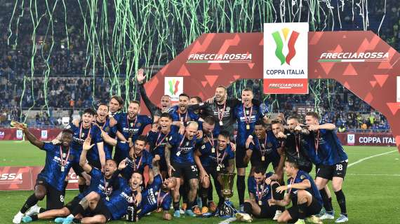 Bookies - Vittoria Coppa Italia: Inter favorita. Sul podio anche Napoli e Milan