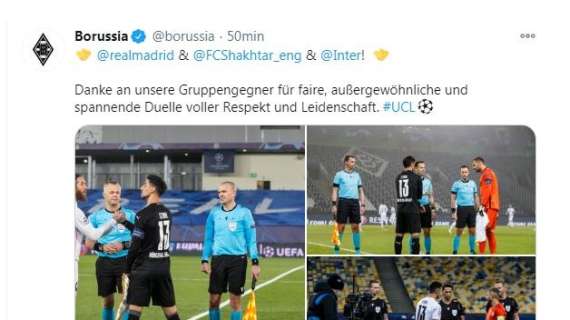 Champions, il messaggio dal Borussia MG: "Grazie per i duelli leali e avvincenti"