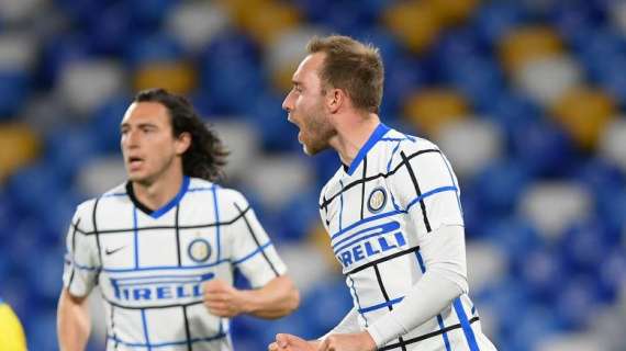 Napoli-Inter - Lukaku sfortunato, Eriksen spietato. De Vrij e Handa complici del gol-beffa