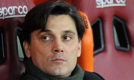 Montella: "Il ko con la Roma? Più consapevoli rispetto al derby: contro l'Inter giocando così avremmo vinto"