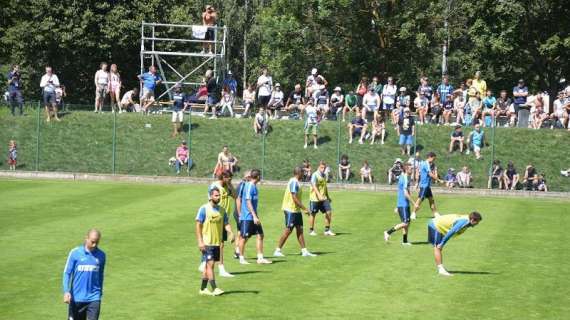 Primo allenamento pre-derby con sette canterani