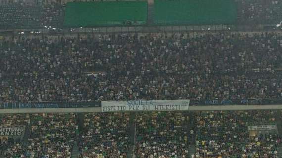 Inter-Monza, contestazione della Curva Nord prima della gara: "Società, rispetto per gli interisti"