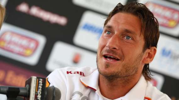 Totti: "Vogliamo arrivare in forma alla Supercoppa"