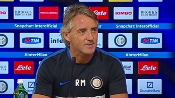 Verso Palermo-Inter, Mancini in conferenza alle 14