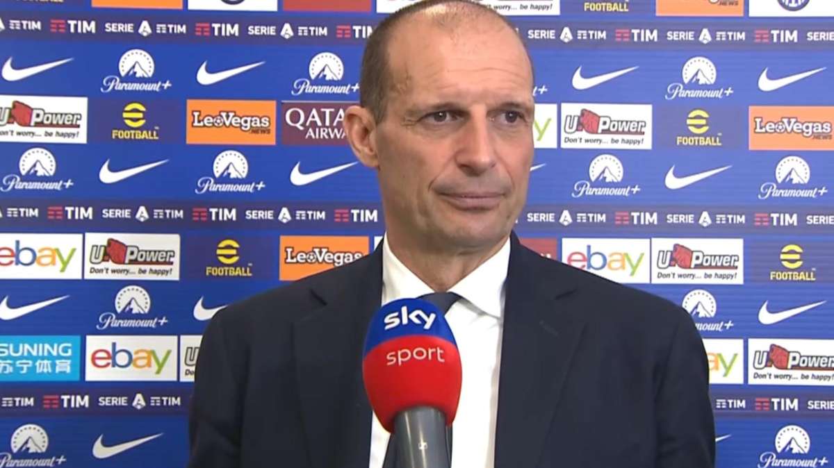 Allegri a Sky: "La sconfitta non pregiudica il nostro percorso. Il secondo tempo è stato aperto"