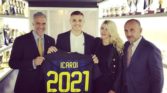 Wanda: "Addio Inter? No! Mauro ha prolungato per 5 anni, club magnifico"