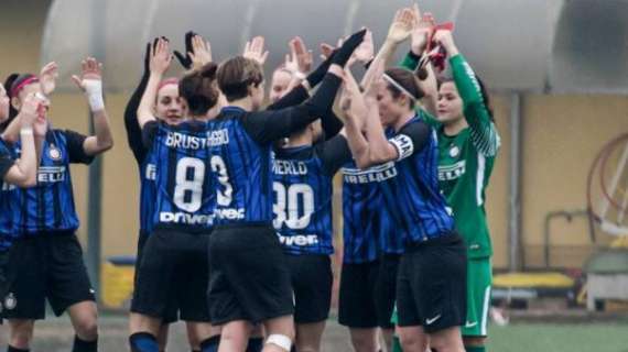 L'Inter Women chiude il 2018 con una vittoria: 3-0 alla Lazio, nono successo su nove 