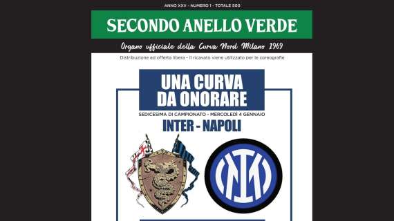 La Curva Nord cambia anche a livello di comunicazione: da oggi la nuova fanzine. Tutti i dettagli