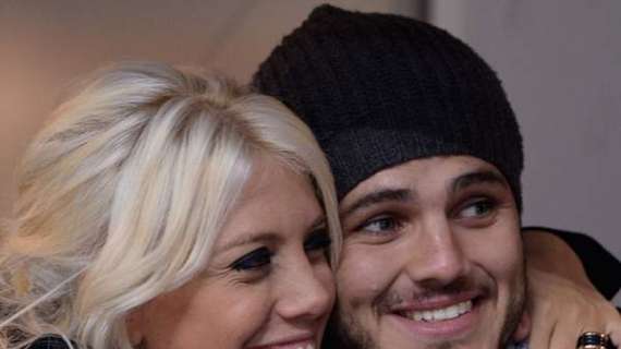 Icardi, il nome della figlia scritto sulla pancia di Wanda