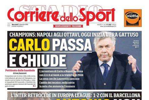 Prima CdS - Antonio non passa più: l'Inter retrocede in Europa League