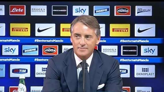 Mancini in conferenza: "Shaqiri non pronto. Bene Guarin da mediano"