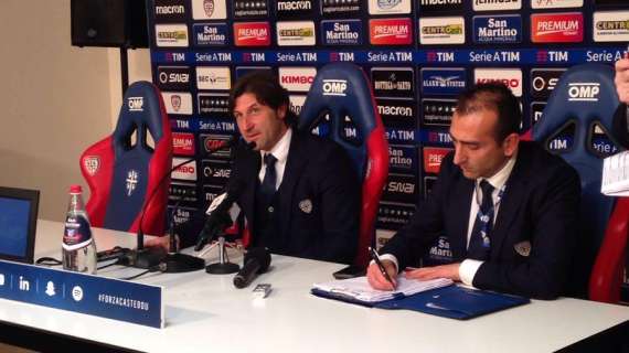 Rastelli (all. Cagliari) in conferenza: "Una giornataccia, molto male nella ripresa. Inter squadra in salute"