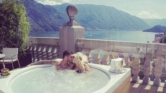 Icardi e Wanda, serata romantica all'ultimo piano del Grand Hotel Tremezzo. Con tanto di Rolls Royce 