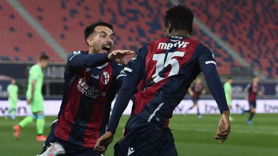 Serie A, Mbaye trascina il Bologna: Lazio ko. Per i biancocelesti la corsa verso l'Europa si fa in salita