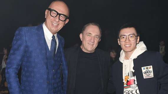 Zhang si concede un break dal calcio: il presidente guest star alla sfilata di Gucci