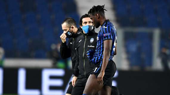 Sky - Atalanta, semplice contrattura per Zapata: la gara con l'Inter non è a rischio 