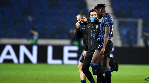 Atalanta, escluse lesioni per Zapata: la sfida con l'Inter non è a rischio