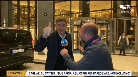 Zanetti ottimista: "Siamo carichi. Forza Inter sempre"