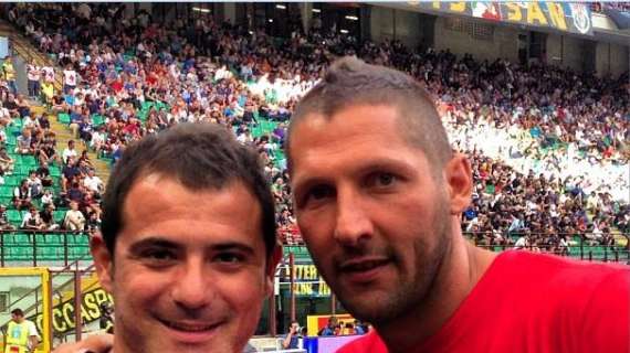 FOTO - Materazzi: "Io e il Drago sotto la nostra Curva!"