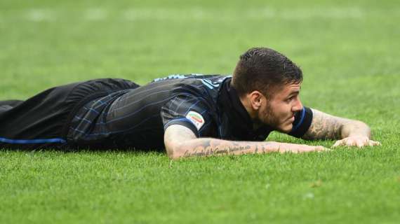 Icardi in dubbio per la gara di domani contro il Carpi