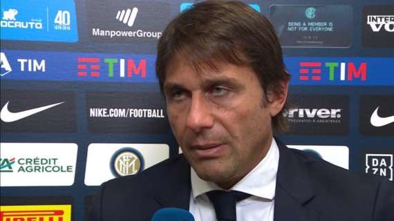 Conte a InterTV: "Certe occasioni vanno sfruttate. Brozo, gara super. Non voglio vedere presunzione"