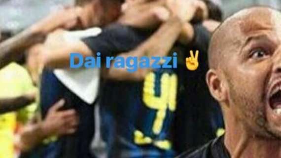 Inter-Juventus, Felipe Melo carica i nerazzurri: "Dai ragazzi"