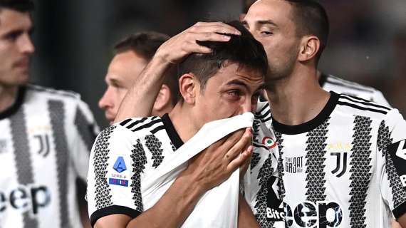 Allegri: "Dybala non pronto a lasciare la Juve? Non credo, ha pianto per l'emozione"