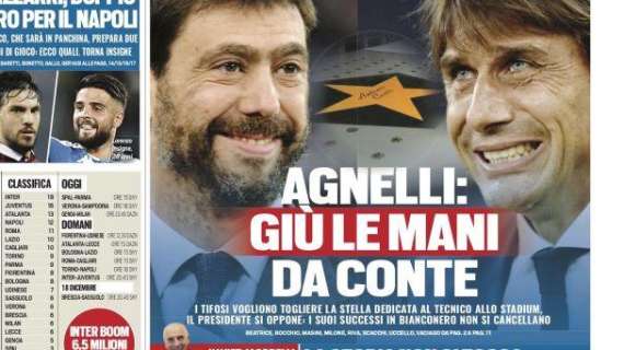 Prima TS - Agnelli contrasta i tifosi bianconeri: "Giù le mani da Conte. I successi non si cancellano"