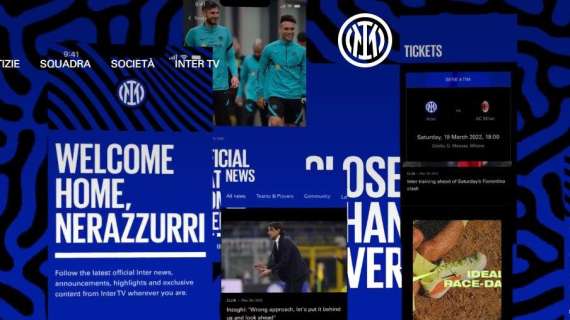 Rivoluzione nel mondo web in casa Inter: il club nerazzurro presenta il suo nuovo Digital Ecosystem