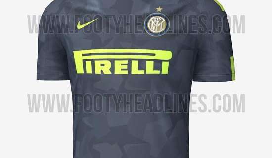 Inter, terza maglia grigio titanio con effetto camouflage: c'è la conferma della Lega