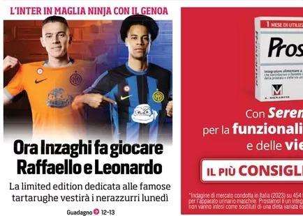Prima CdS - Ora Inzaghi fa giocare Raffaello e Leonardo