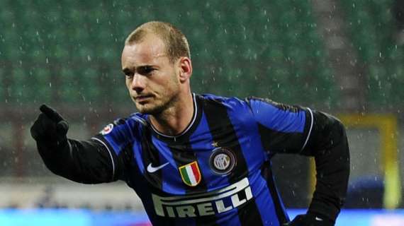 Roma-Inter: c'è Sneijder, Totti va in panca. Out Chivu, gioca Stankovic