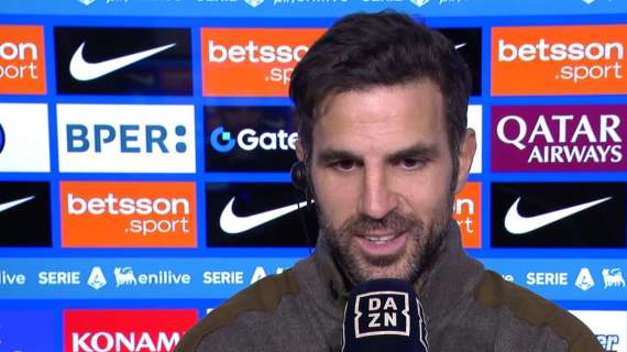 Como, Fabregas a DAZN: "Inter una delle tre più forti d'Europa. Stimo Inzaghi, ora vorrei parlare con lui"