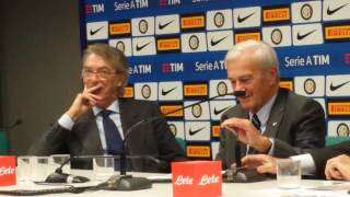 VIDEO - Moratti scherza: "La formazione a Simoni? Solo per un giocatore..."