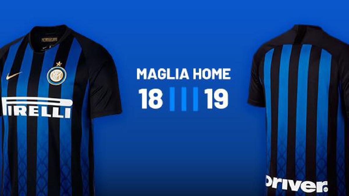 Maglia Inter 2018-2019 Junior Nero-Azzurro