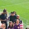 Fiorentina Femminile-Roma, in tribuna il direttore Ferrari e il tifoso speciale Zanetti