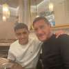 FOTO, Distefano con Totti in un ristorante a Firenze