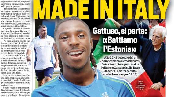 Gattuso e il Made in Italy, Kean resta il punto fermo in attacco: stasera titolare