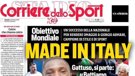 Rassegna stampa, le prime pagine dei quotidiani sportivi italiani