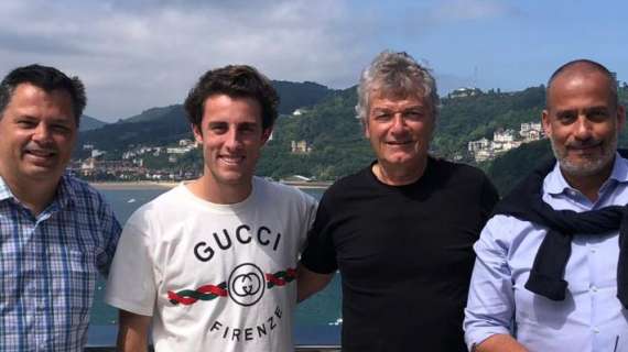 FOTO, Incrocio a S.Sebastian: Antognoni e Odriozola