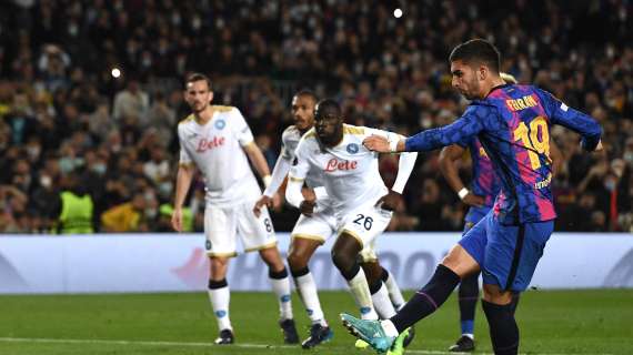 EUROPA LEAGUE, 1-1 Napoli al Camp Nou: risultati