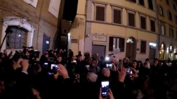 VIDEO FV, Fiorentina uscita dalla chiesa