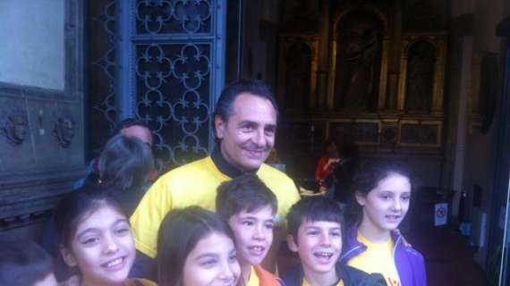 FOTO FV, Prandelli al Duomo per Corri la vita