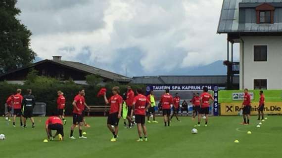 FOTO FV, Il Bayer prepara la gara coi viola a Zell am See