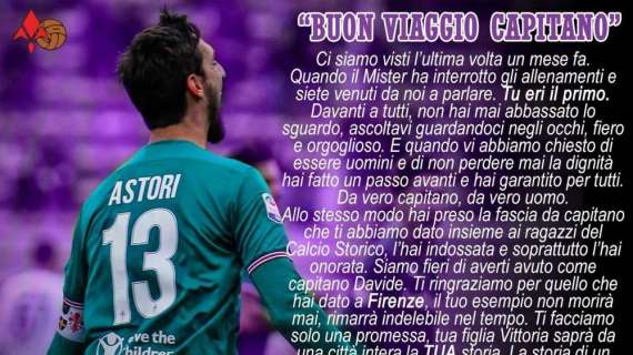 CURVA FIESOLE, Lettera di addio dei tifosi viola